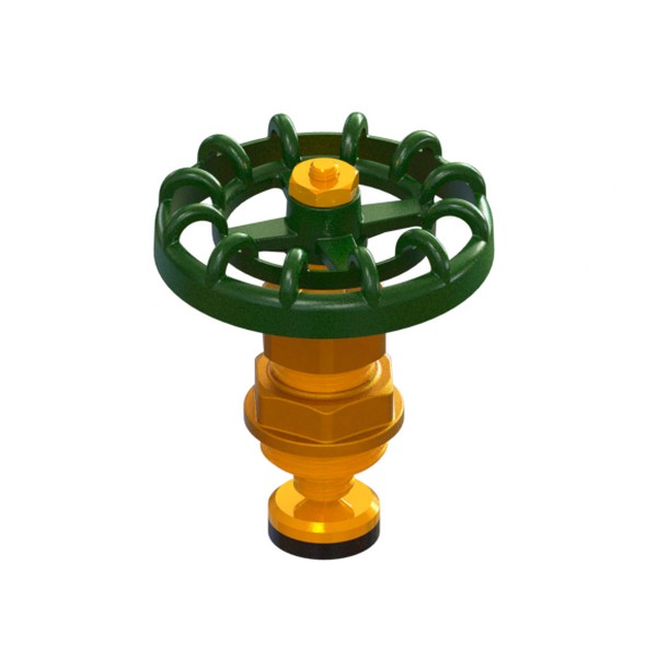 Headworks including handwheel for tap