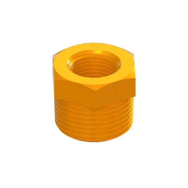 Riduzione in ottone filettata EN ISO 10226 (ex ISO 7/1) serie pesante M-F