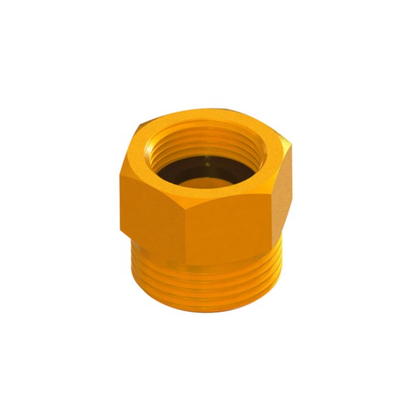 Reducer for water meter with gasket MALE-FEMALE
