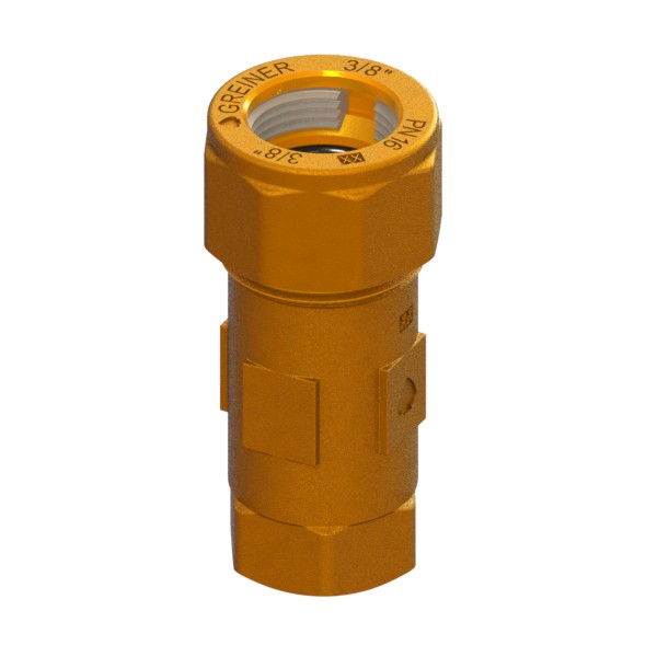 Brass compression fitting for iron pipe IRON-FEMALE