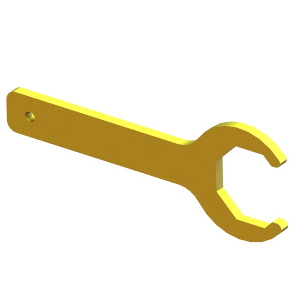 Removable octagonal fixed wrench for clamping of fitting for PE pipe