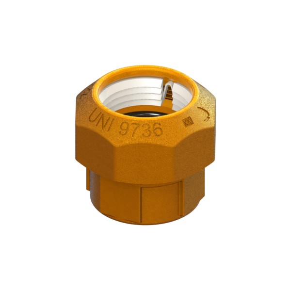 Compression fitting for PE pipe, blind plug