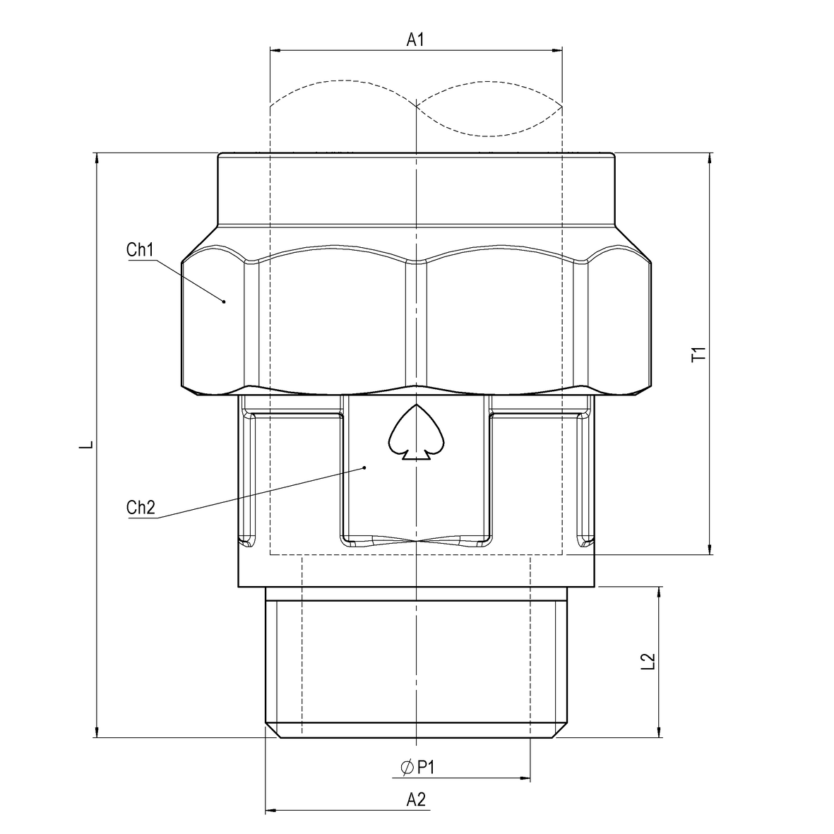Raccordo a serraggio meccanico per tubo PE PN25 con stringitubo in ottone PE-M