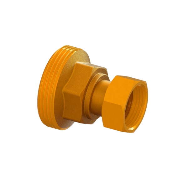 Reducer for water meter MALE-MOVING NUT